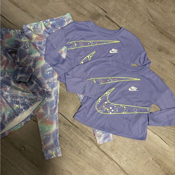 Girls spring Nike glow 3pc set -size 4 - Picture 3 of 3